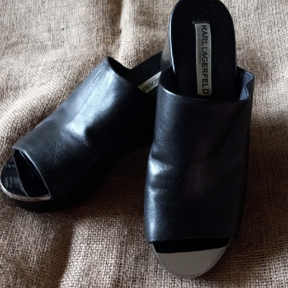 Karl Lagerfeld Black Women's Shoes